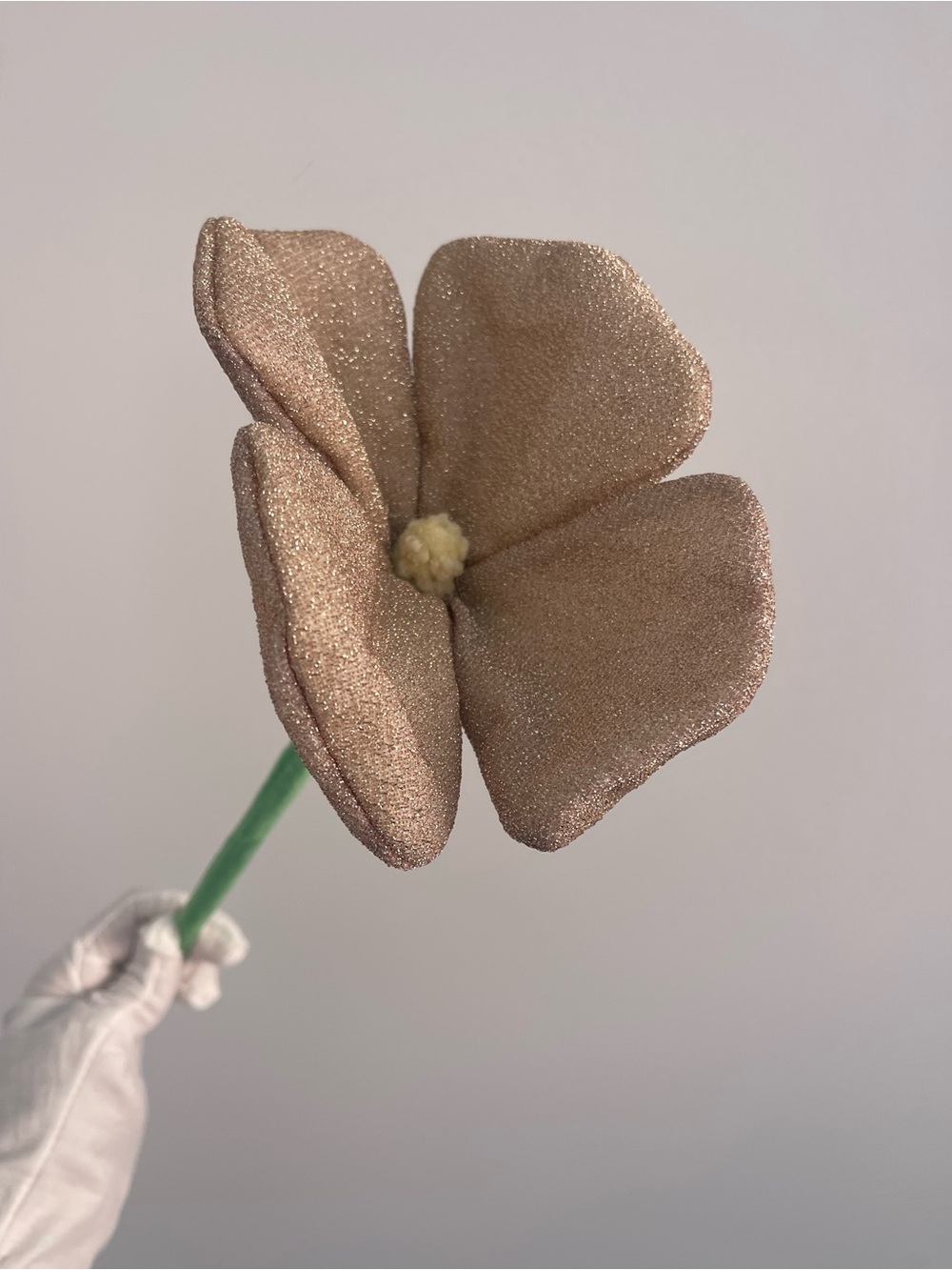 CJ Hendry Flower Shop 1 Limited Edition Shimmery Gold Poppy stem